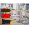 2 x MAAJ Hand Brush 28 cm Coconut for Tool