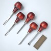 Printmaking Tool Set- Wood Carving Set with Sharpening Stone