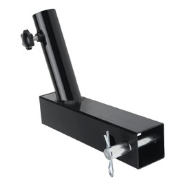 Novelbee Hitch Mount Flag Pole Holder Universal for Standard 2 inch Hitch Receiver for RV Truck SUV Camper Trailer