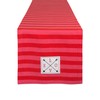 DII Valentine's Day 100% Cotton, Printed Table Runner, Machine Washable,