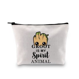 PYOUL Groot Lover Gift Groot is My Spirit Animal Makeup Bag Groot Fan Cosmetic Bag for Fans (Groot Bag EU)