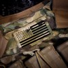 Infrared IR American Flag in Multicam - Tactical Morale Patch