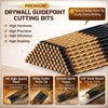 Tondiamo 50 Pcs Drywall Rotor Tips 1/8" Drywall Router Drill