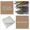 XUANINY 10-Sheet Peel and Stick Metal Backsplash Tiles, Self Adhesive