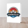 CafePress Sapphire Valley Sapphire North Carolina Greeting Cards Folded Greeting