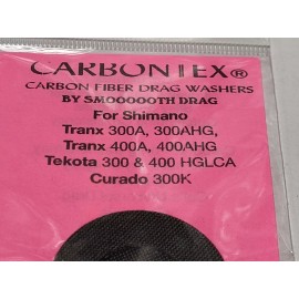 Shimano 1 Set Carbontex Drag Washers Shimano Fits Tranx 300-400AHG, HG, Tekota 300-400HG