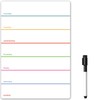 TMS A4 Magnetic Weekly Planner for Fridge, Whiteboard Planner Fridge