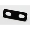 Kitaco 0900-529-10403 Universal Straight/2PLCS Straight/2PLCS for M10 Bolts, Black, Straight,