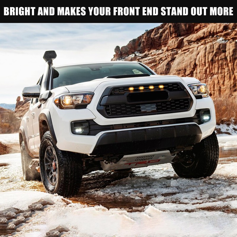 Seven Sparta 4 PCS Grill Led Lights with Fuse Adaptor