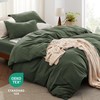 Bedsure Duvet Cover King Size with Fitted Sheet - Soft