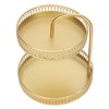 2 Tier Fruit Tray Gold Elegant Large Capacity Decorative Multi