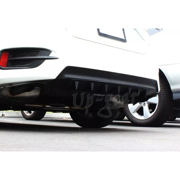 Up_Gear_Performance Carbon Style 34"x6" Rear Lower Bumper Diffuser Fin Spoiler