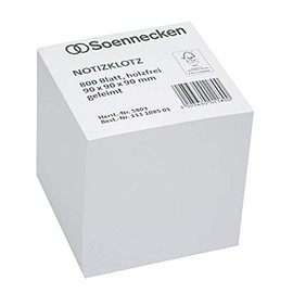 Soennecken Notepad 5803 9 x 9 x 9 cm 800 Sheets White