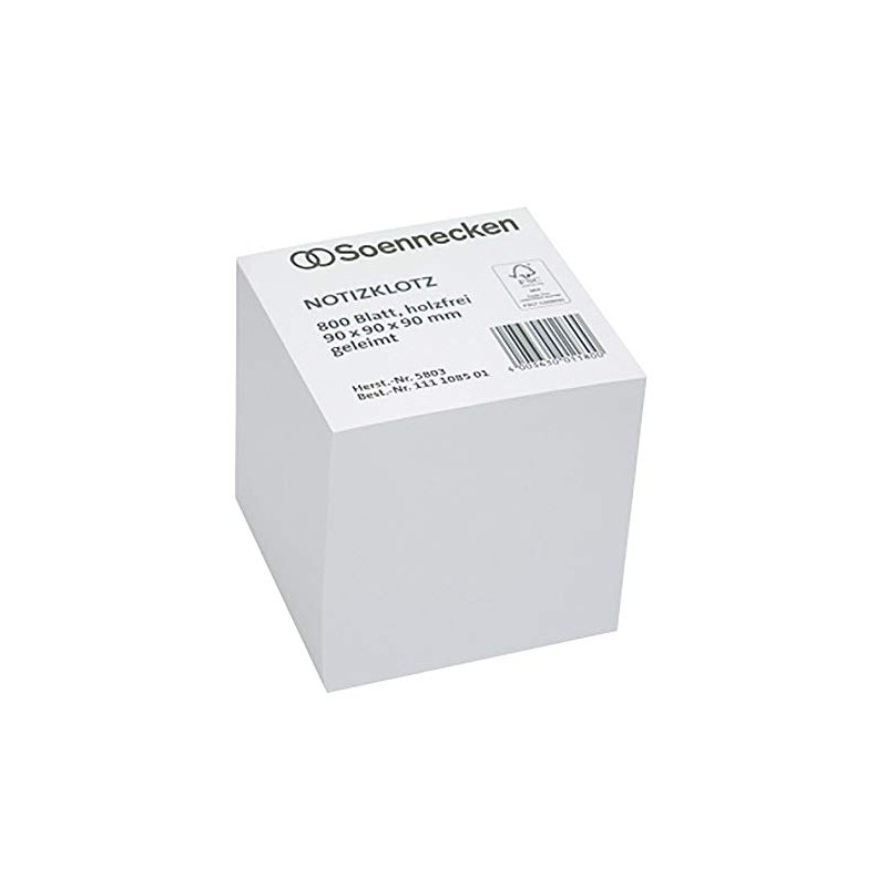 Soennecken Notepad 5803 9 x 9 x 9 cm 800