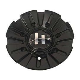 Helo Wheels 845 HE845L156 HE845L156B001 Gloss Black Wheel Center Cap