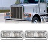 Headlight for PETERBILT 379, Driver and Passenger Side Headlights Headlamps