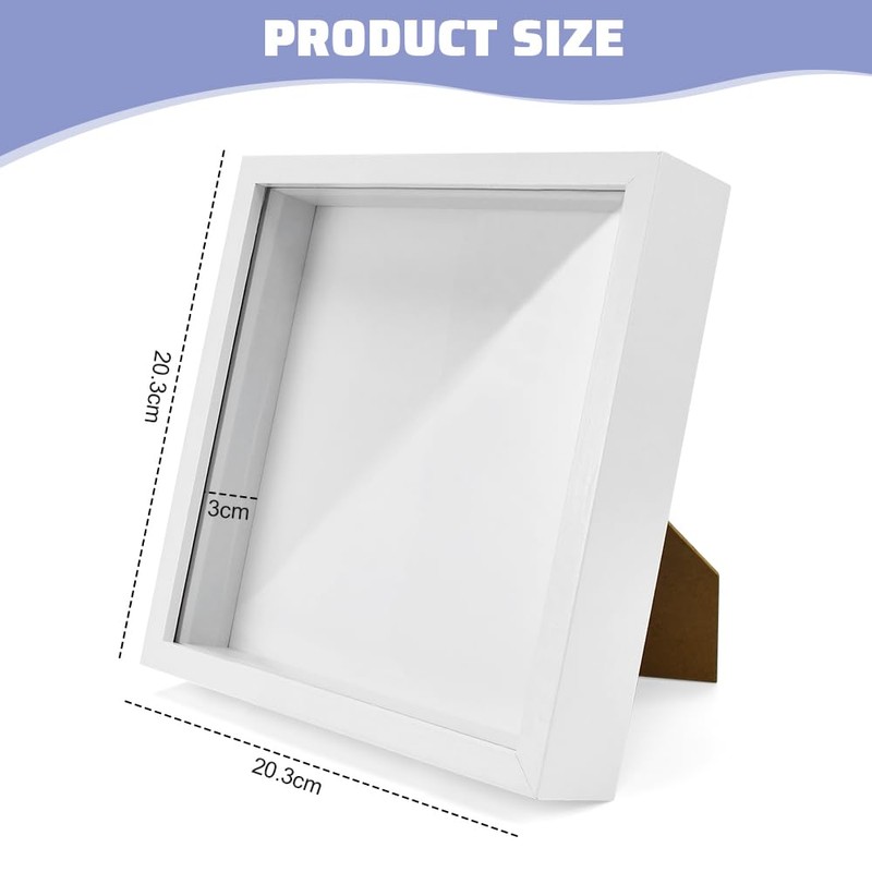 HEKOBAG 3D Picture Frame for Filling Object Frame Deep 3D
