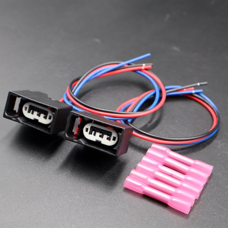 LIZAPUS 2pcs 3-Way Stop/Brake Lights Connector Compatible with Ram 2500
