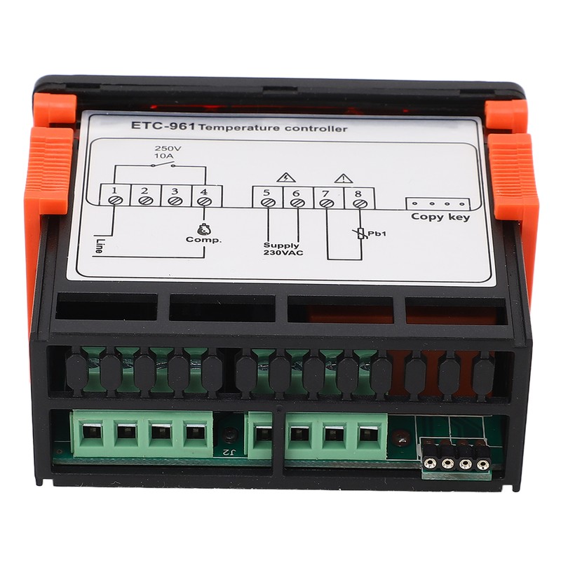 Freezer Temperature Controller Digital External Fahrenheit Celsius Switchable Refrigeration Defrosting