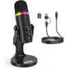 Micro USB, k66 Pink Microphone condensateur Cardiode pour PC Smartphone