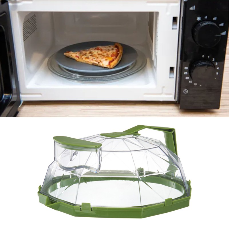 Microwave Food Cover with Handle High Temperature Resistant Microwave Splatter