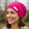 Huuraa Beanie Petri Heil Fisherman's Greetings Gift Idea, fuchsia, Unit