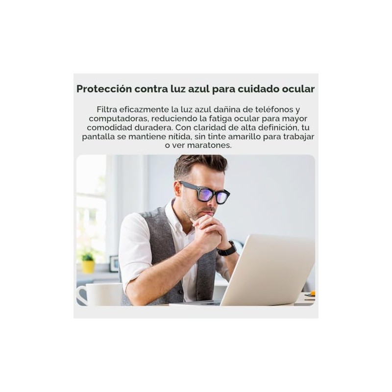 Haofy M01Pro Gafas Inteligentes con Traducción a Tiempo Real de