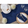 SARO LIFESTYLE 6306.NB20S Rochester Collection Dinner Napkin with Hemstitched Border