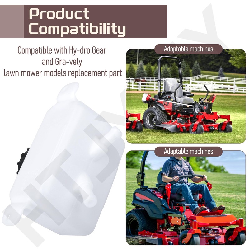 71354 Hydraulic Tank Compatible with Hydro Gear and Gravely Lawn