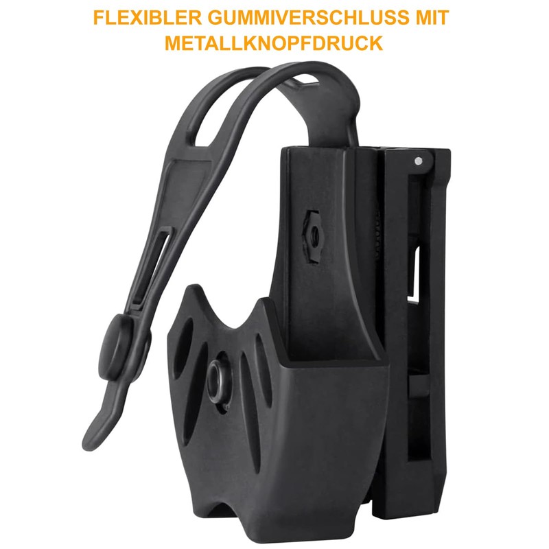 Handcuff Holder, Wear-resistant Handcuff Case with Quick Release, Moulded Handcuffs,
