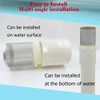 YONYONICE DN50/2 inch Suction Strainers Stainless Steel Filter Cover Connected