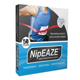 NipEaze - Value Pack - The Original Sports Nipple Cover, Mens Nipple Covers 100pcs(50pairs), Nipple Chafing Prevention for Men and Women, Size Extra