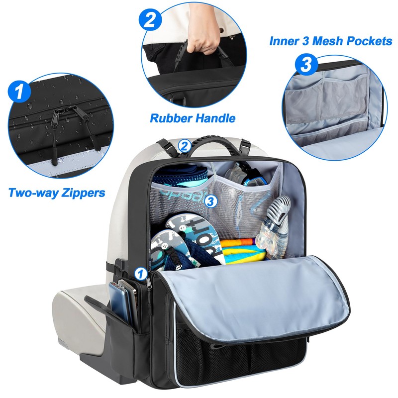 GRAOSO Boat Organizers and Storage, Boat Back Seat Carrying Bag