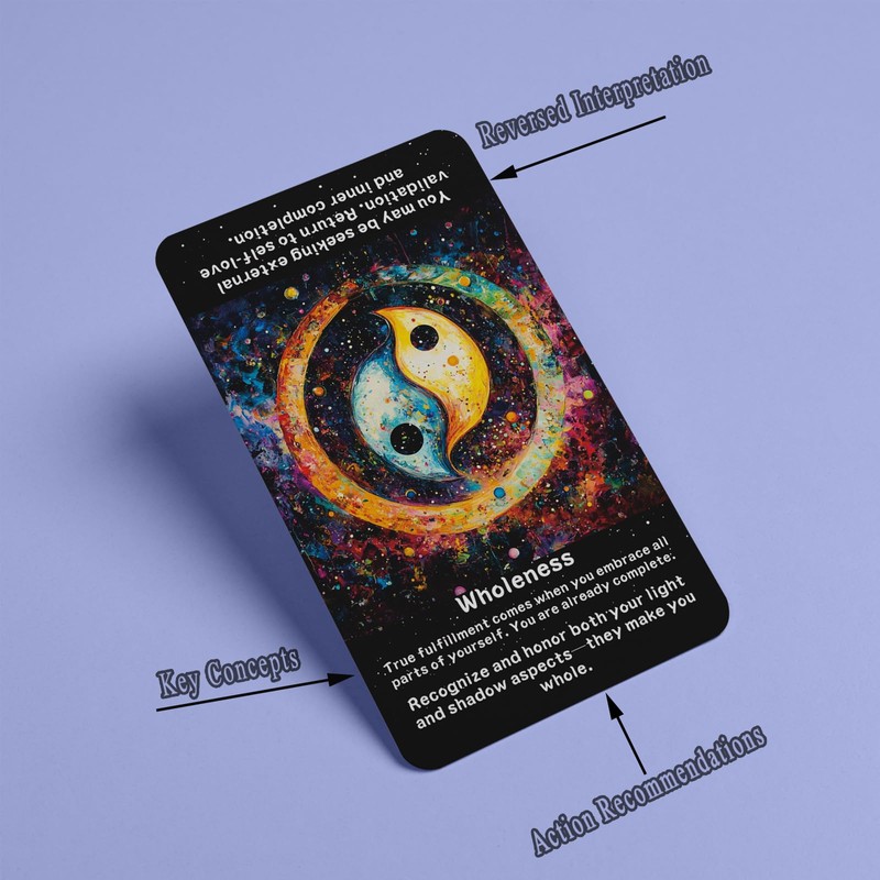 sishui Law of Attraction Oracle Cards: Beginner-Friendly Tarot Cards Deck