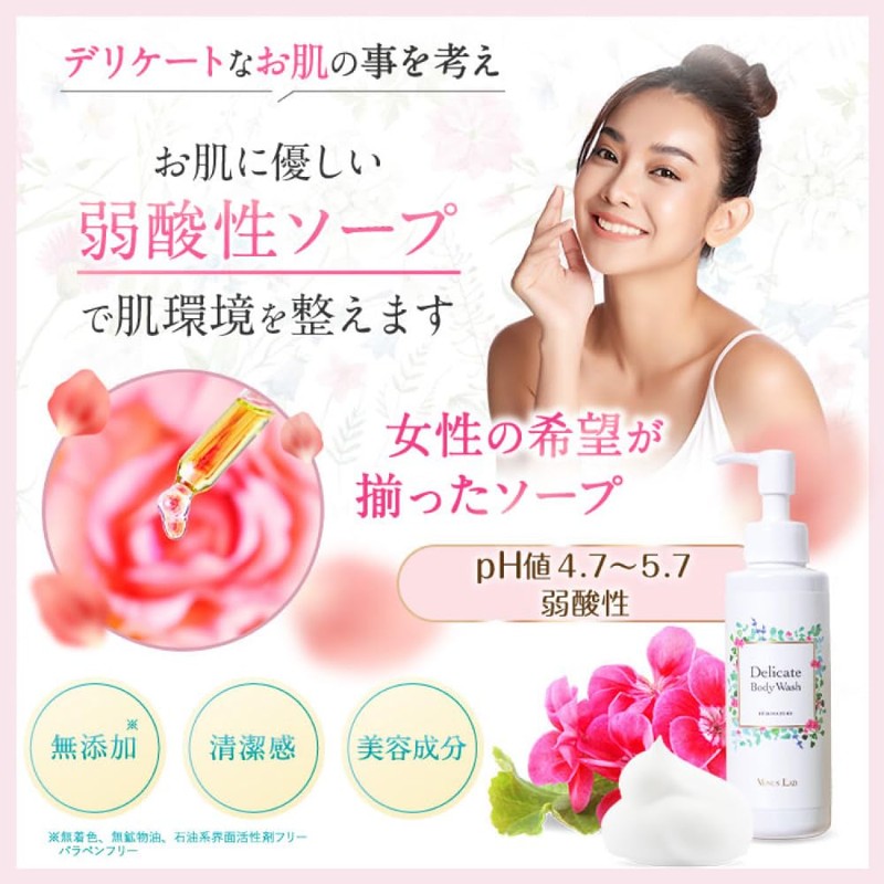 Delicate Zone Soap VL Feminature, Delicate Body Wash, Smell, VIO,