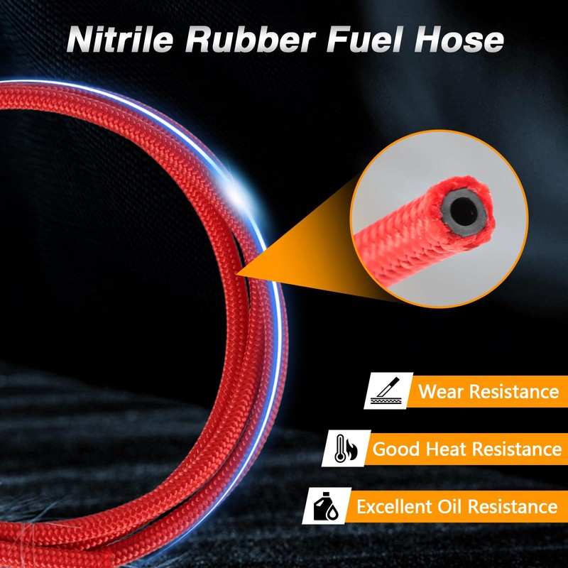 KPALAG Diesel Fuel Injector Return Line Compatible with Duramax LLY