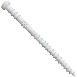 Jake Sales #10 x 2-3/4" WHITE Colored Composite Decking Wood Screw with Torx/Star Drive Head - Exterior Coated - ACQ Lumber Compatible - 22 POUNDS ~1,750 Screws