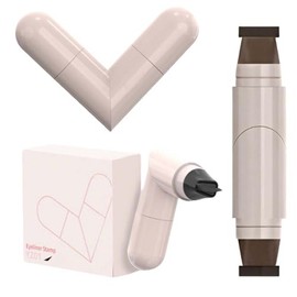 Foldable Eyeliner Stamp - Gel Delineador de Ojos Impermeable con Alas Plegable, Herramienta de Estampado para Principiantes, Set de Lápiz Antimanchas 
