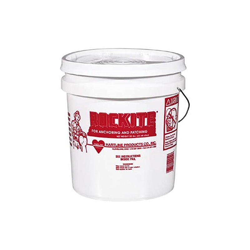 Rockite Cement, 50 Lb, White/Off-White/Gray (10051)