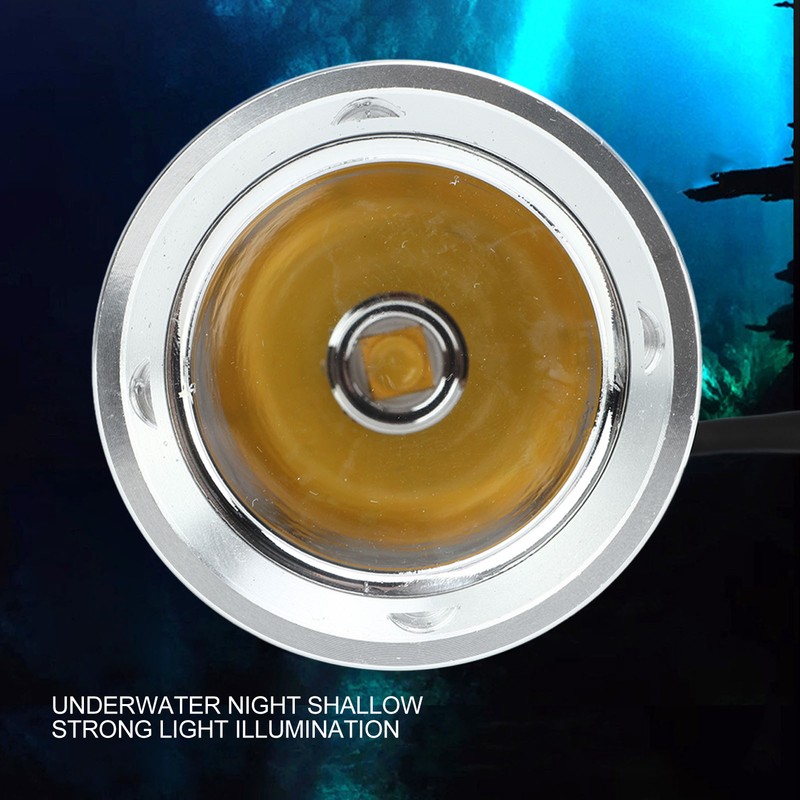 Diving Flashlight Magnetic Switch Aluminum Alloy IPX8 Waterproof 1500LM Strong