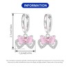 MISEFF 925 Sterling Silver Drop & Dangle Earrings for Women,Butterfly