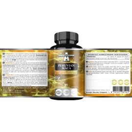 Peruvian Maca 10:1 Extract - 500 mg per Capsule - 90 Vegan Capsules - 3 Month Supply - Supports Vitality and Endurance - by Apollo's Hegemony