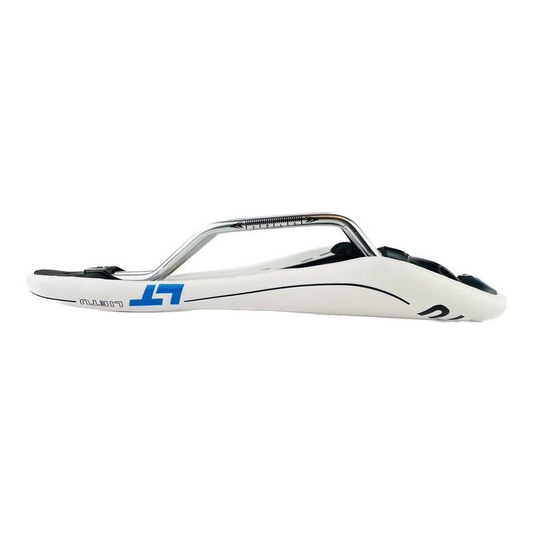 Hallenwerk White/Blue Gel Bicycle Seat Bicycle Saddle Mountain Bike Touring