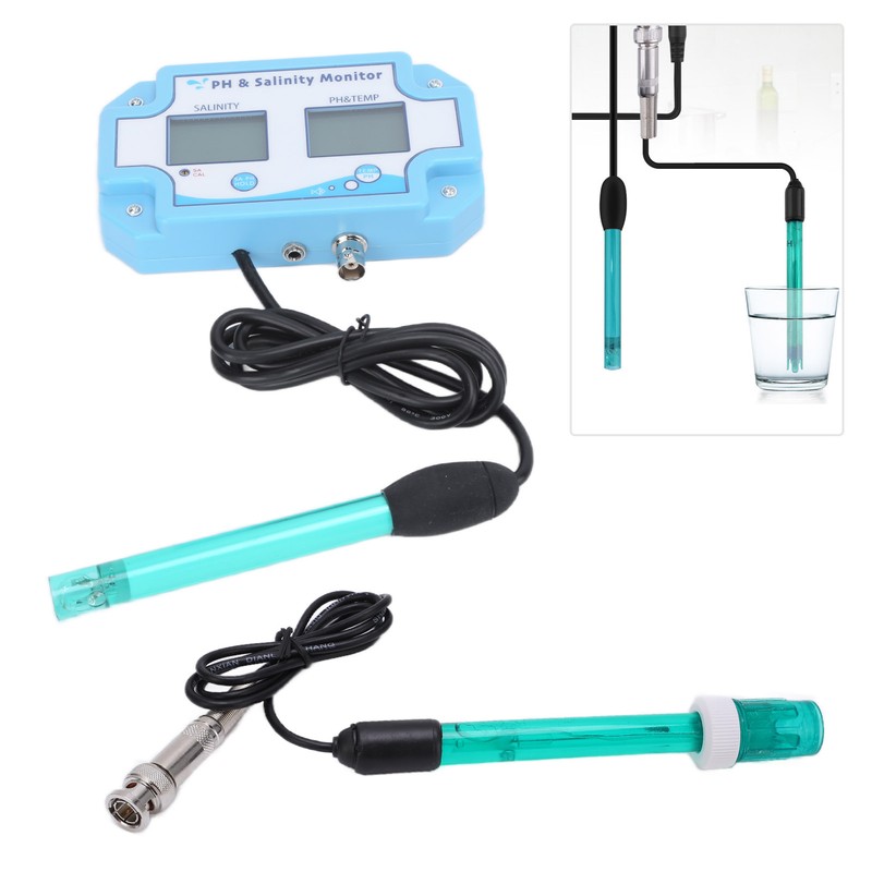 PH‑2987 3 in 1 Online PH Salinity TEMP Meter Water