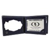 Piel Cabrera National Police Honors Blue Minimalist License Plate Wallet,