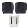 AOUTTUOA Driver and Passenger Side Bottom Cloth Seat Covers and