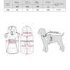 GLURIZ Impermeable para Perros con Rayas Reflectantes, Impermeable con Capucha