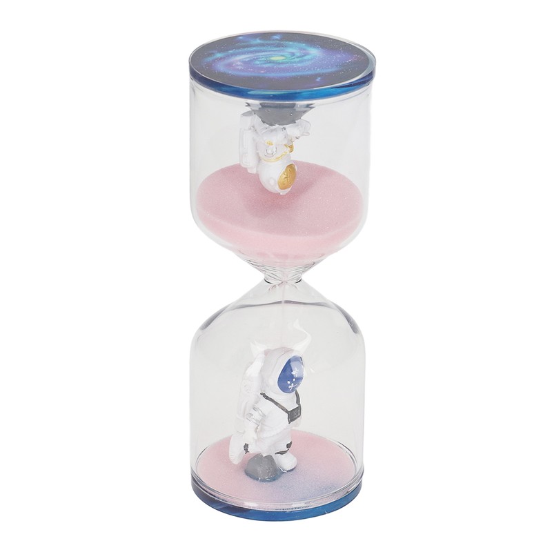 Decorative Sand Timer Clock Space Man Educational Hourglass for Office