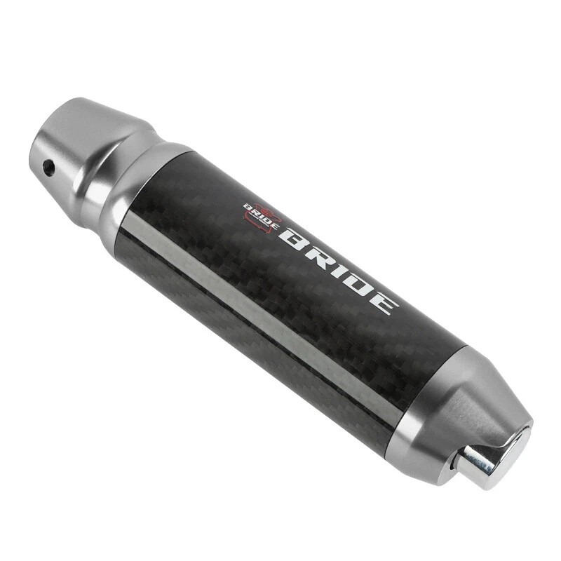 JDM BRIDE Carbon Fiber Aluminum Silver Universal Automatic Car Gear