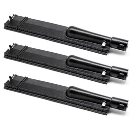 Adviace Grill Parts for BBQ Galore Turbo CG4TDBRN CG3TDBRN CG3TCBN CG5TDBRN CG4TCBN 720-0057-3B, Cast Iron Grill Burner Replacement for Barbeques Galore Turbo Grill, Coleman 5100 Gas Grill, 3-Pack